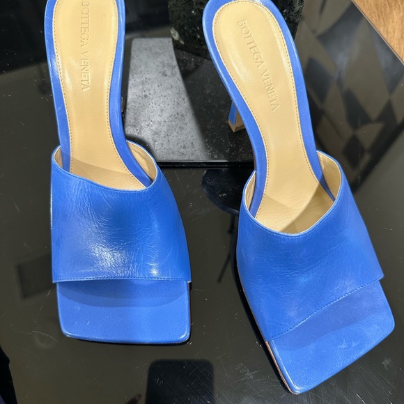 Bottega Veneta Shoes - Bottega Veneta Vibrant Blue Heels